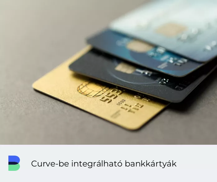 Curve-be integrálható bankkártyák