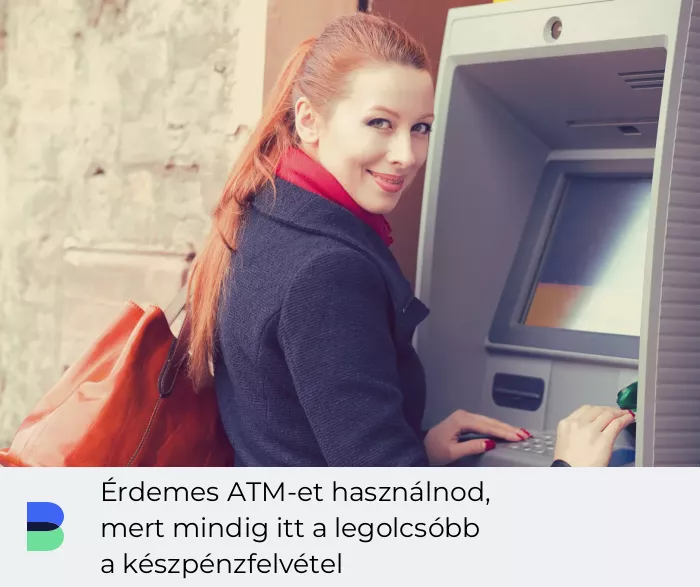 ATM-es felvételnél a legolcsóbb a készpénzfelvétel