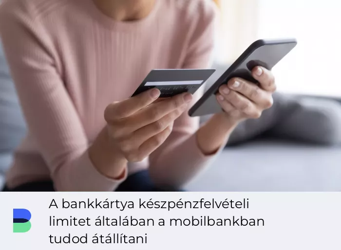 Bankkártya limit átállítása a mobilbankban