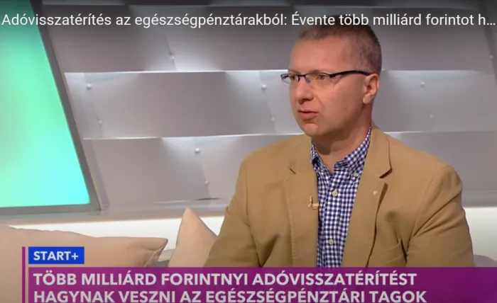 ATV Start Plusz: évente több milliárd forintnyi adóvisszatérítést hagynak veszni az egészségpénztári tagok 