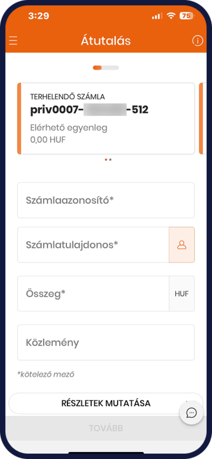 CIB számlacsomagról itt tudsz utalni