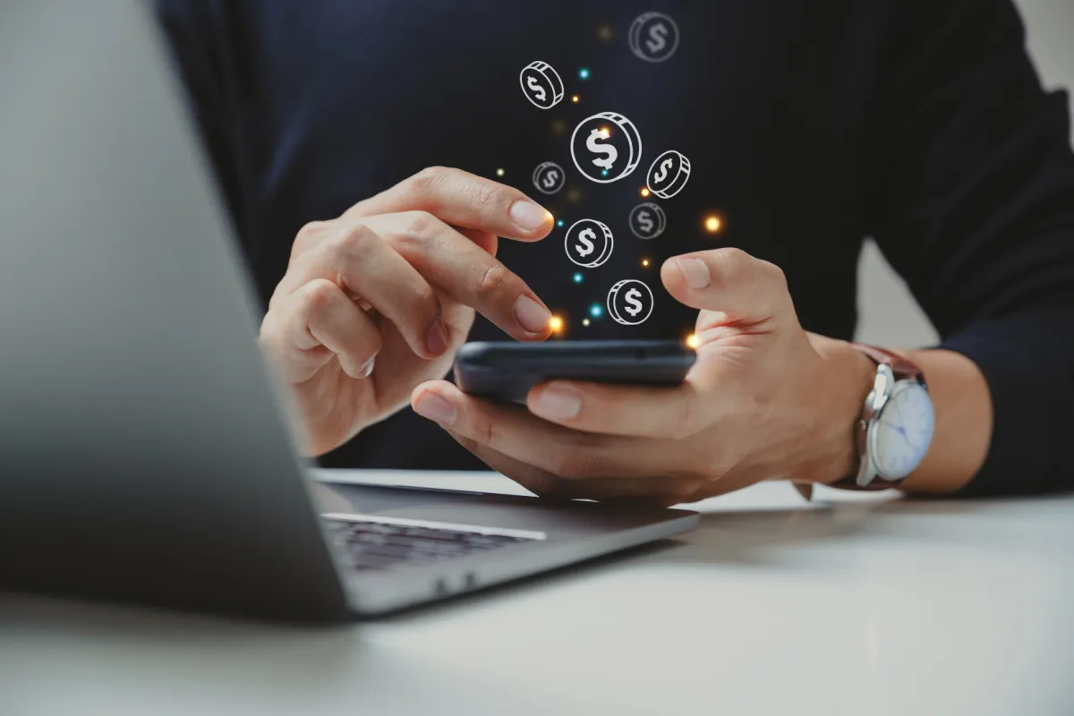 mobilapplikáción keresztüli devizaváltás