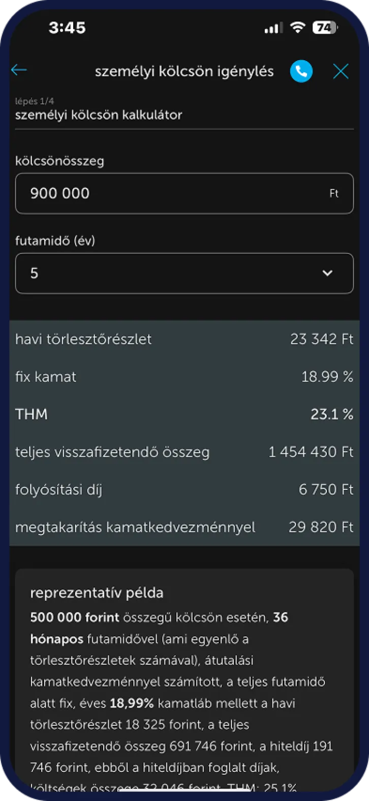 K&H számlacsomag tulajdonosok a mobilbankból is igényelhetnek kölcsönt