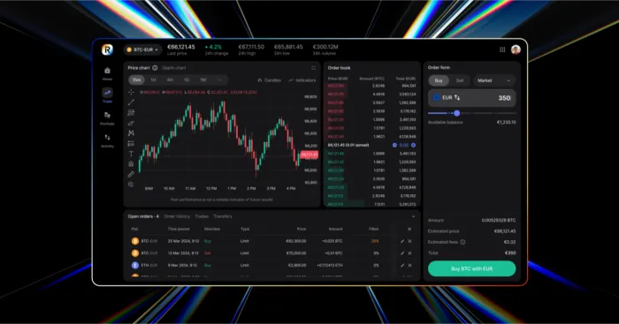 revolut befektetési képernyő