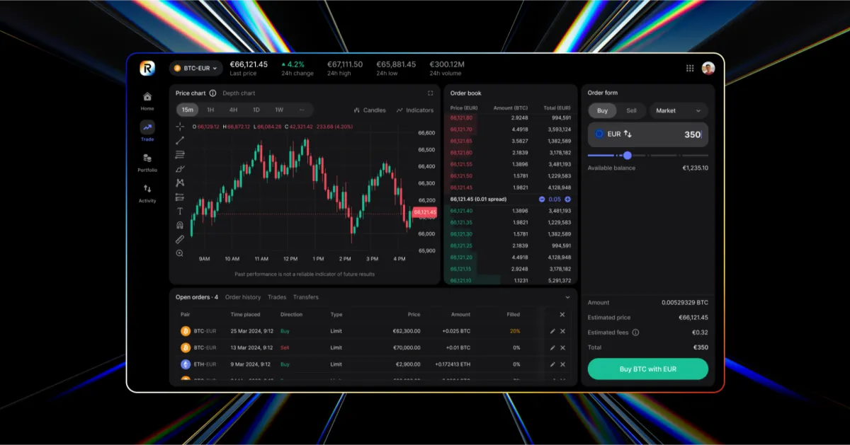 revolut befektetési képernyő