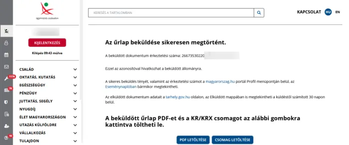 KHR lekérdezés menete 3.