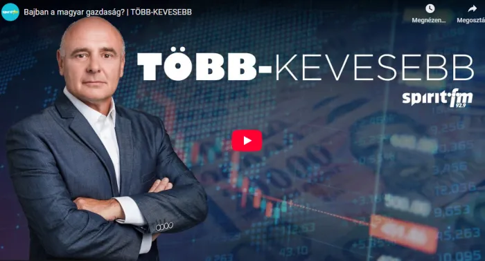 Spirit FM: TÖBB-KEVESEBB című gazdasági magazin
